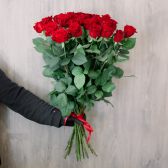 Букет "25 красных роз" (Россия) купить