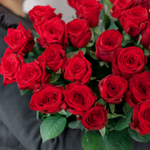 Букет "25 красных роз" (Россия) заказать