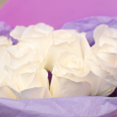 Букет из 9 белых роз (Эквадор) заказать