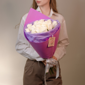 Букет из 15 белых роз (Эквадор) с доставкой