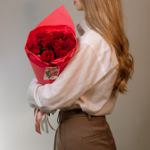 Букет из 9 красных роз (Эквадор) заказать
