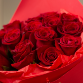 Букет из 15 красных роз (Эквадор) заказать